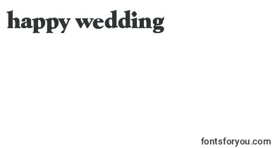 GoudyserialHeavyRegular font – happy Wedding Day Fonts